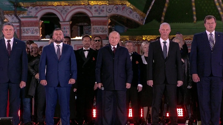 Выступление Владимира Путина на митинге-концерте. Полное видео - Россия 24