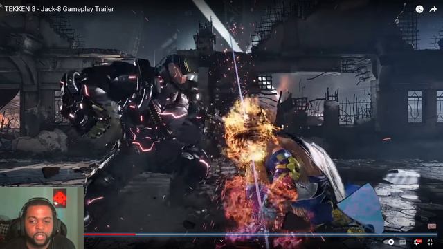 Jack-8 Tekken Reveal Trailer! Reaction & Gameplay BreakDown смотреть онлайн