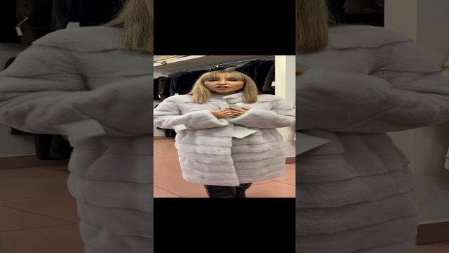 ▫️Обзор норковой шубы в скандинавском мехе! Поперечный пошив в актуальной модели зима 2023-2024 г.