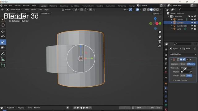 Как вырезать дырки с помощью boolean Blender 3D смотреть онлайн