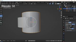 Как вырезать дырки с помощью boolean Blender 3D