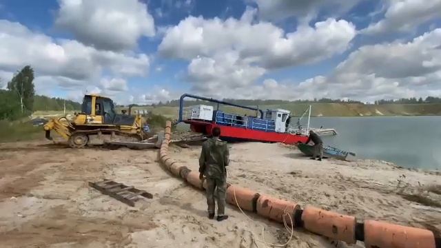 Земснаряд ЗССД 800.40 СпецГидромех Ярославль, поставка в г. Нерехта, 2022 год смотреть онлайн