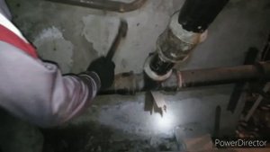 #канализациявподвале Замена Куска трубы канализации в подвале.