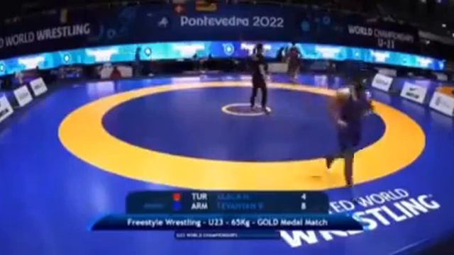 Армянский борец вольник Вазген Теванян 65 кг стал чемпионом мира U23