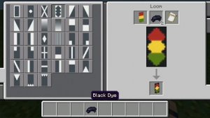 How to make traffic light banner in Minecraft Pe