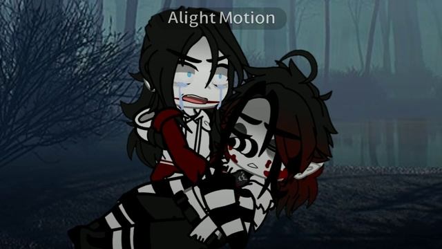 "лутше умрии!!!" - крипипаста - приключения с джеффом убийцей-|шип джефф и смеющийся джек |гача clu смотреть онлайн