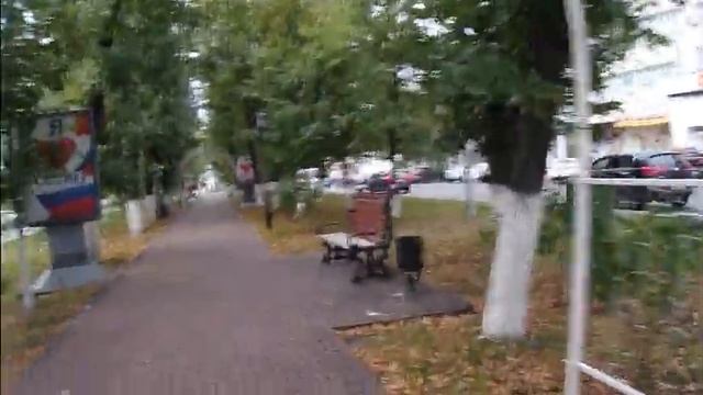 Ульяновск. Центр города и философский диван Гончарова. смотреть онлайн