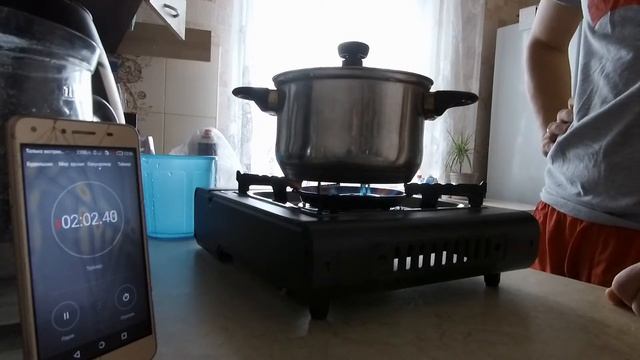 Тест драйв кемпинговой газовой плитки. смотреть онлайн