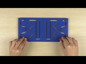 Лабиринт "Межполушарные доски", размер доски 28×13,5 см., набор из 3 шт., Тимбергрупп