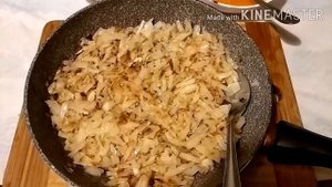 Очень простой капустный пирог/ запеканка на сковороде.18 мая 2020 г.