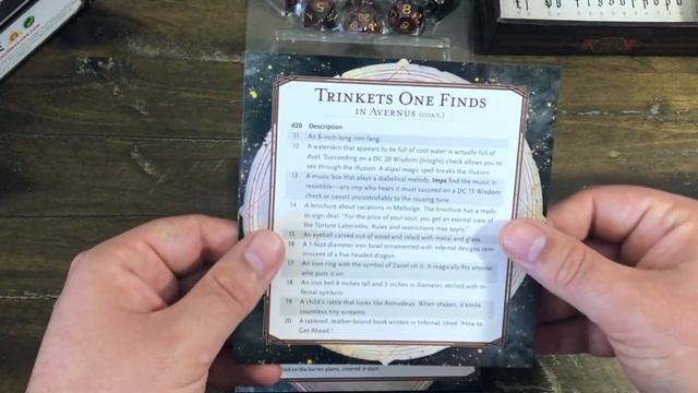 Baldurs Gate: Descent Into Avernus Dice  Miscellany Review  Blue Dragon Reviews