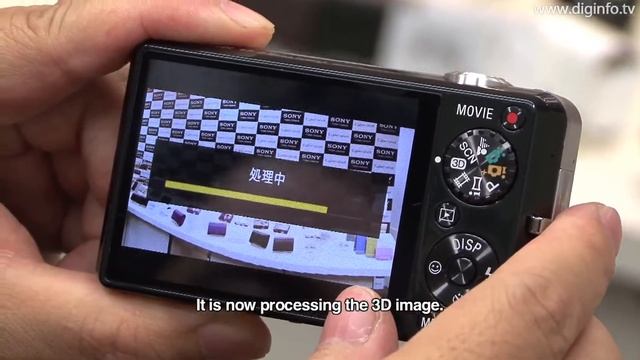 Sony DSC-WX5, TX9, T99 Compact Cameras -  World's Smallest 3D Digital Camera