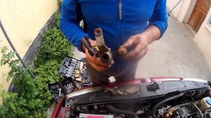 Продолжаем  разбирать( вертолёт) конструкцию переключения передач VW Гольф 4 часть№ 2