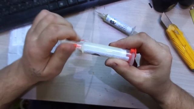 Распаковка, Флюс для пайки NC 559 ASM смотреть онлайн