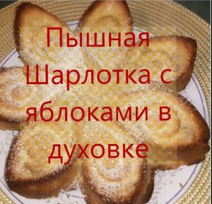 Шарлотка с яблоками в духовке, самый простой рецепт, пышная шарлотка рецепт для новичков
