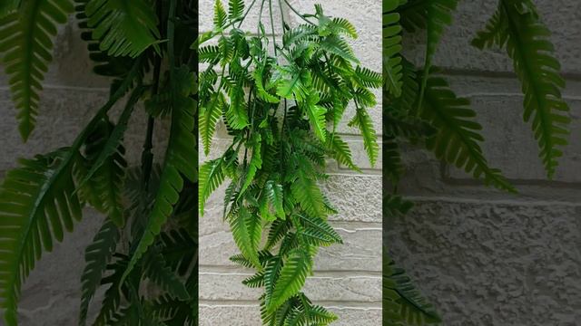 Папоротник, ветка, искусственное ампельное растение. Высота 60см. (арт. 43657). смотреть онлайн