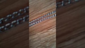 обзор моей цепочки из платины и подвески из платины