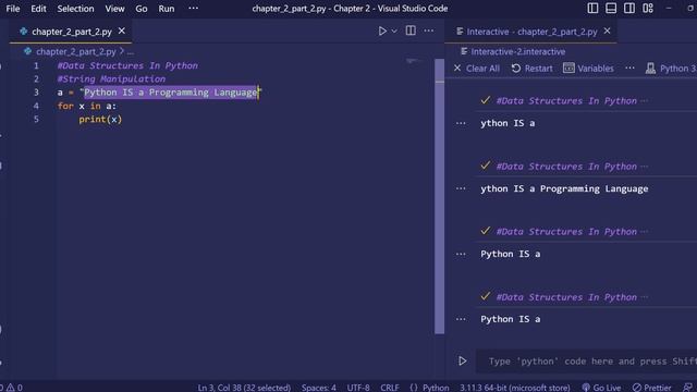 Chapter 2.2 | String Manipulation in Python