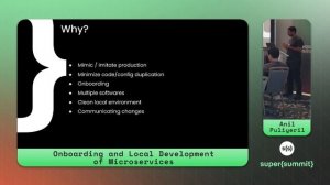 Onboarding and Local Development of Microservices  | super{summit} 2022