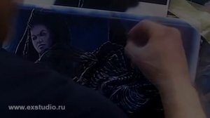 Аэрография и моддинг ноутбука