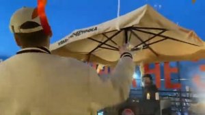 Теплый бассейн в горах Роза хутор. Саншайн парк. Sunshine park