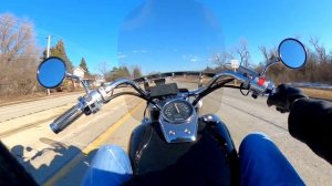 Honda Shadow 750 Quick Ride and Some Pulls | Cobra Pipes