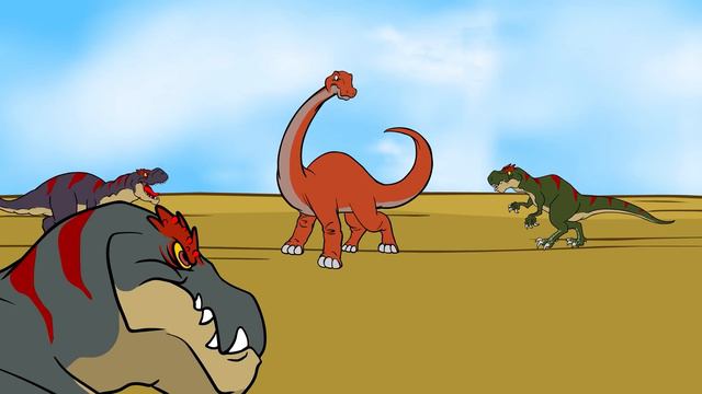 ALLOSAURUS Dinosaur Songs From Dinostory by Howdytoons