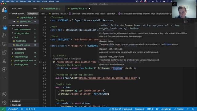 Selenium Automation Testing On The Cloud | Selenium JavaScript Tutorial | LambdaTest