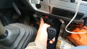 Установка радиостанции optim-270 на грузовичек BAW Tonik