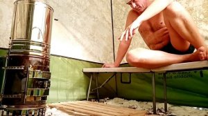 Мобильная баня. Мобиба.Кайфандра-5  РБ-200/К5 с печкой Жига-2(лёгкий тюнинг)