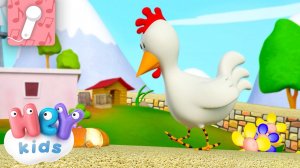 Une Poule sur un Mur  KARAOKÉ | HeyKids en Français - Chansons Pour Enfants avec des Animaux