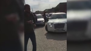 Массовая драка за место в кортеже на свадьбе в Ингушетии