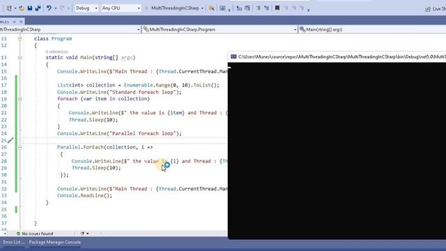 Part 52 :- Parallel ForEach Loop in C#   |Multithreading/asynchronous and Parallel Programming in C
