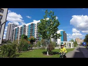 Казань, микрорайон Артсити, бульвар на ул. Разведчика Ахмерова. Прогулки по городу с камерой.