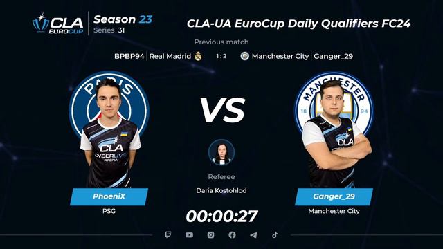 08.02.2024 ► CLA-UA EuroCup Daily Qualifiers • Season 23 Series 31 смотреть онлайн