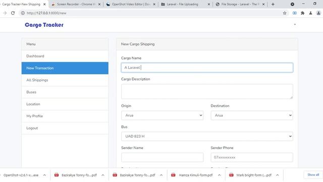 Cargo Tracker - With SMS Notifications. (Free Cargo Tracking Application developed with laravel 8) смотреть онлайн