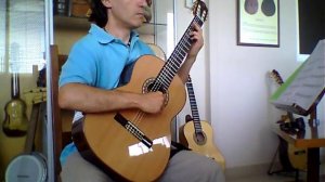 Prudencio Saez Guitar, Model G9, All solid rosewood cedar top classical guitar