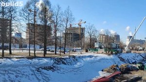 ЖК около м. Аминьевская (Вестердам, Матвеевский парк + Vangarden) в марте 2021