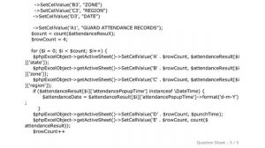 MySQL : PHPExcel - Incorrect data population during excel report generation