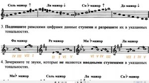 Сольфеджио 3 класс Калинина ОТВЕТЫ Страница 9 Устойчивые и Неустойчивые Ступени ГАММЫ