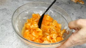 Тёртый ПИРОГ  с МАНДАРИНАМИ. Пока В МАГАЗИНАХ  есть мандарины готовлю этот ПИРОГ.