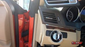 Mercedes E-class W207 facelift analog clock and panel removal and  install. Part 4