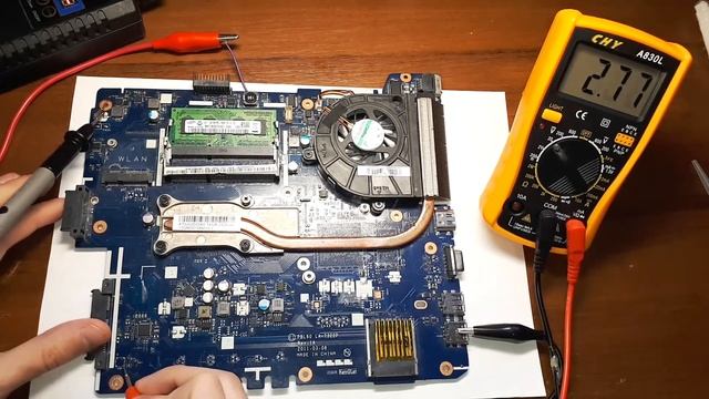 Диагностика материнской платы ноутбука LA-7322p