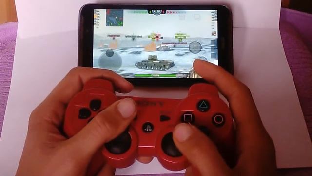 Wot blitz с геймпадом от PS3 смотреть онлайн