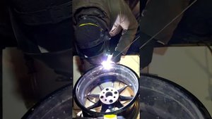 Как заварить трещину литого диска.Сварка аллюминия.