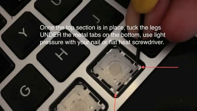 Apple Retina Display Macbook Pro Laptop Keyboard Key Video Installation Guide