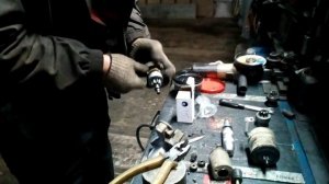 Стартер Nissan Bassara. Снят с двигателя KA24DE (4)