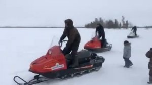 Форсаж по ямальски, гонки на буранах