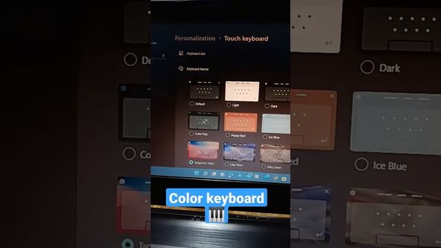 change color keyboard ? on windows 11