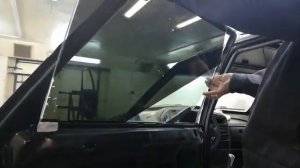 Установка заднего бокового стекла на ваз 2114